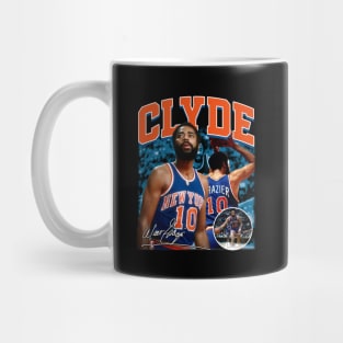 Walt Frazier The Clyde Basketball Legend Signature Vintage Retro 80s 90s Bootleg Rap Style Mug